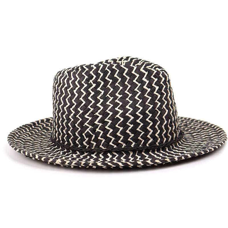 หมวกสานฟาง Fedora Sun Hat