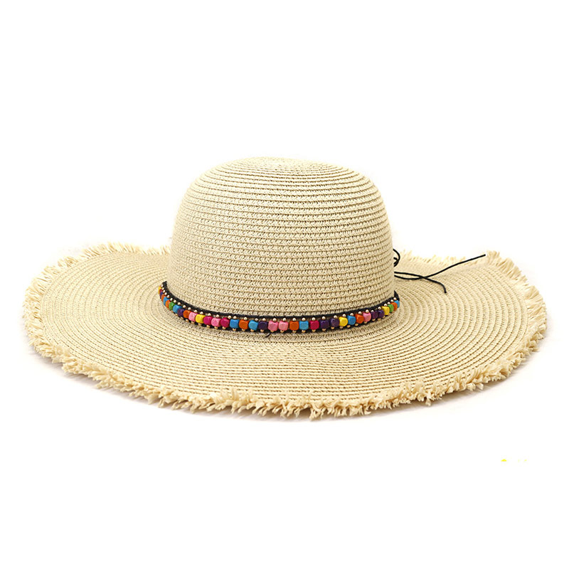 Summer Boho Style Cruise Sun Hat สำหรับสุภาพสตรี